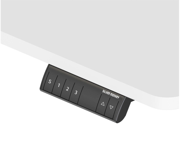 SILVER MONKEY Biurko elektryczne ECD-300 white - 1258048 - zdjęcie 5